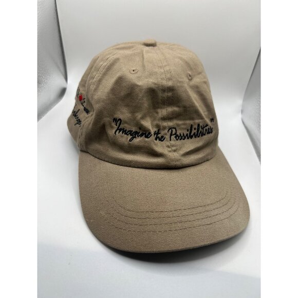 "Imagine The Possibilities" Brown OS Adjustable Baseball Cap Carson Pirie Scott‎ - Picture 1 of 9
